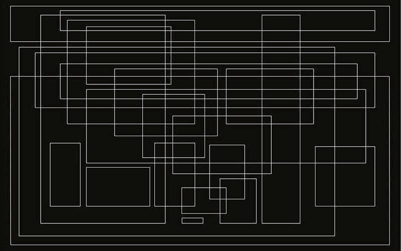 Komar Vliestapete »Mills Board Mondial«, 400x250 cm (Breite x Höhe), Vliestapete, 100 cm Bahnbreite von Komar