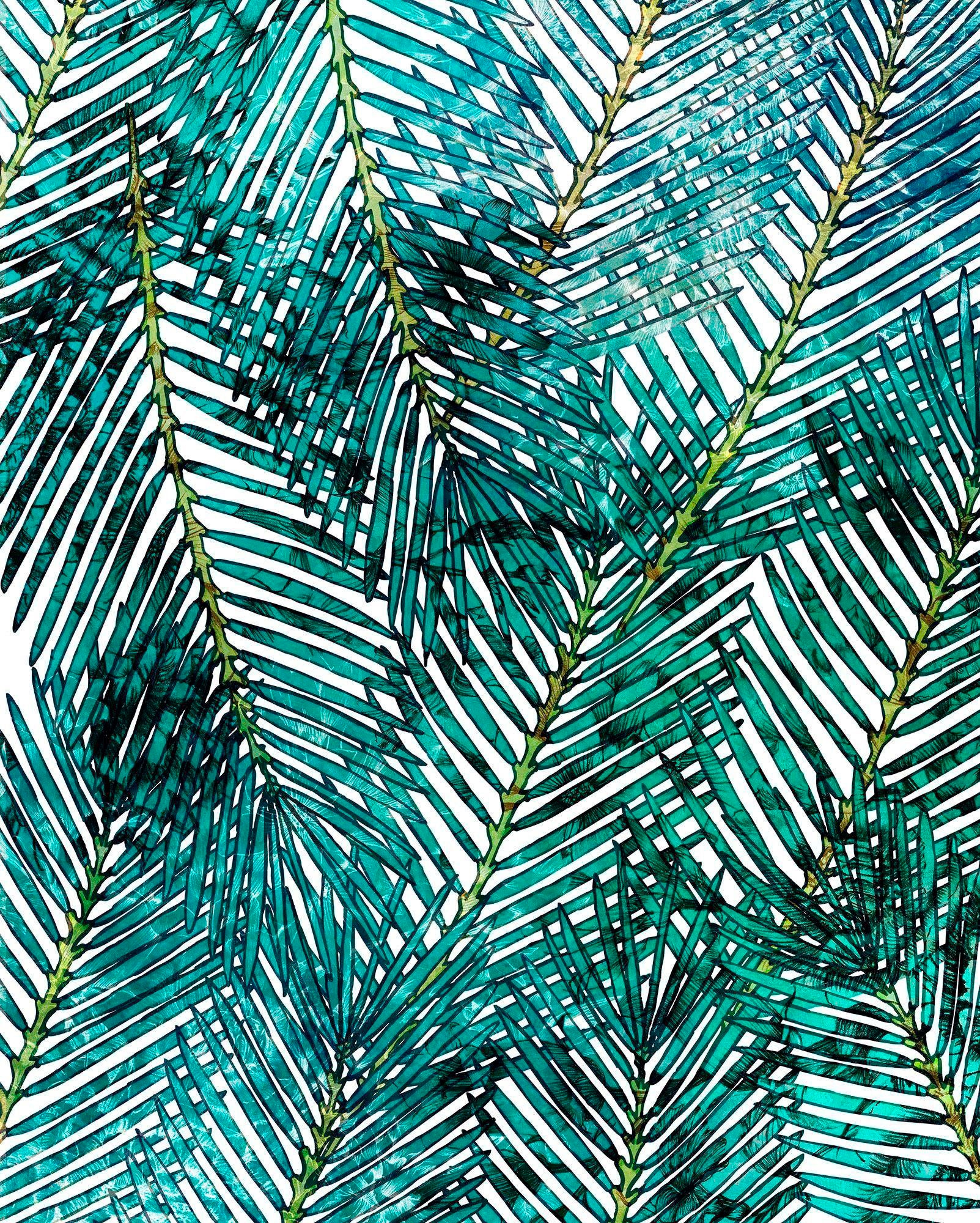 Komar Vliestapete »Palm Canopy«, 200x250 cm (Breite x Höhe), Vliestapete, 100 cm Bahnbreite von Komar