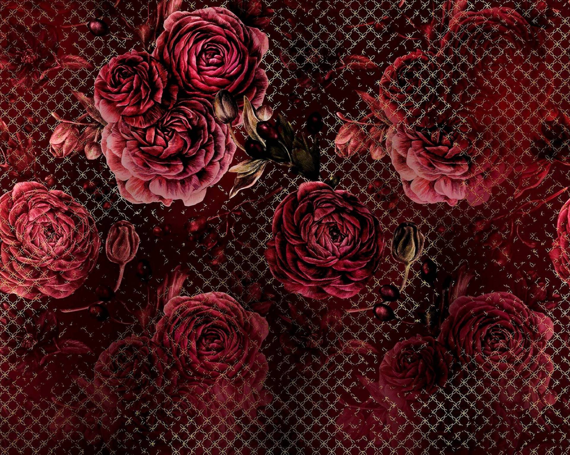 Komar Vliestapete »Digitaldruck Vlies - Rouge Intense - Grösse 350 x 280 cm«, bedruckt, Wohnzimmer, Schlafzimmer von Komar