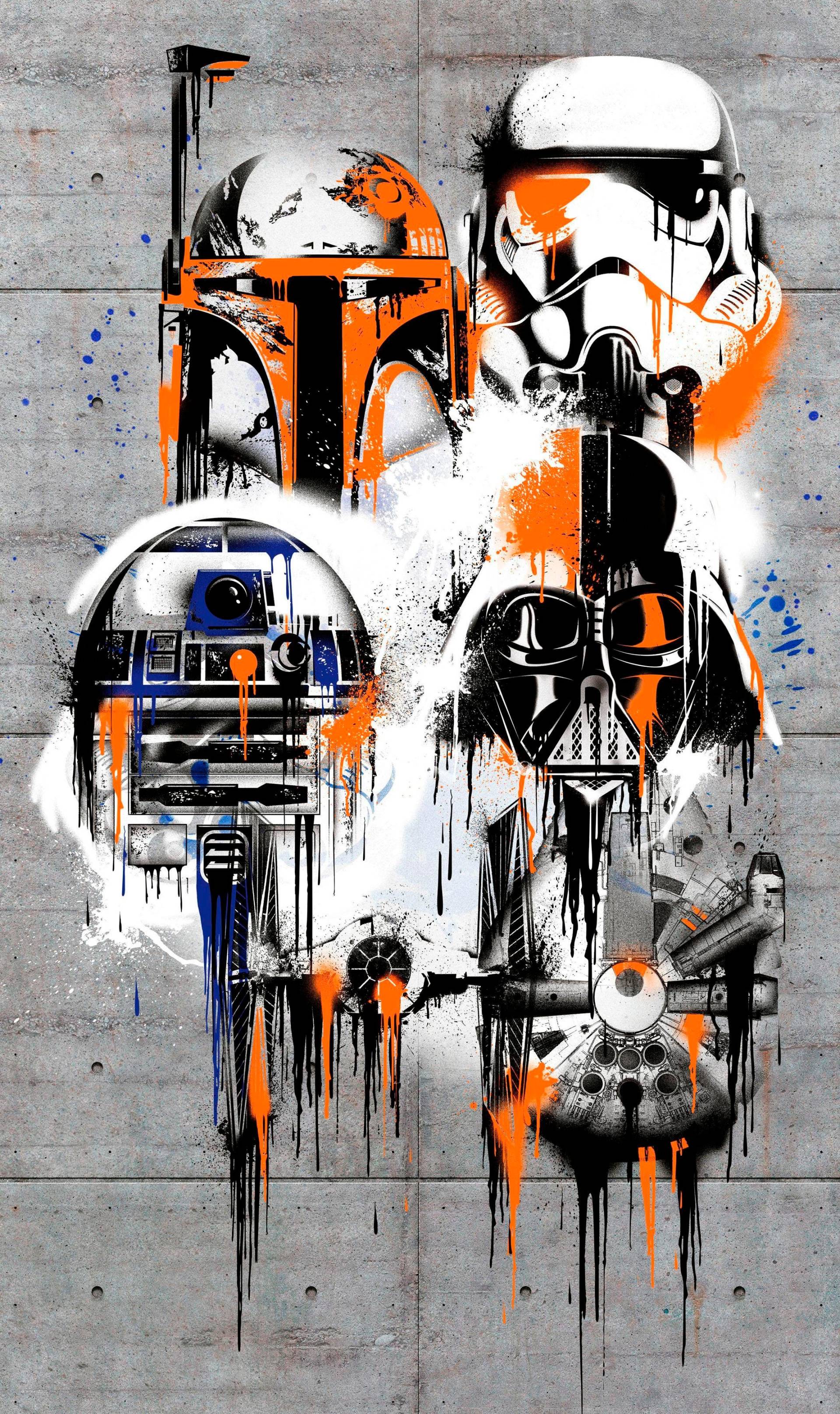 Komar Vliestapete »Star Wars Celebrate The Galaxy«, 120x200 cm (Breite x Höhe), Vliestapete, 100 cm Bahnbreite von Komar