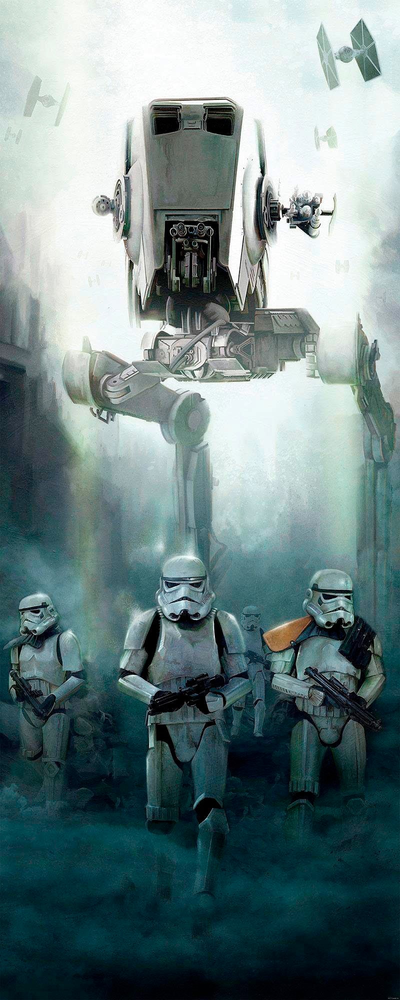 Komar Vliestapete »Digitaldruck Vlies - Star Wars Imperial Forces - Grösse 100 x 250 cm«, bedruckt, Kinderzimmer von Komar