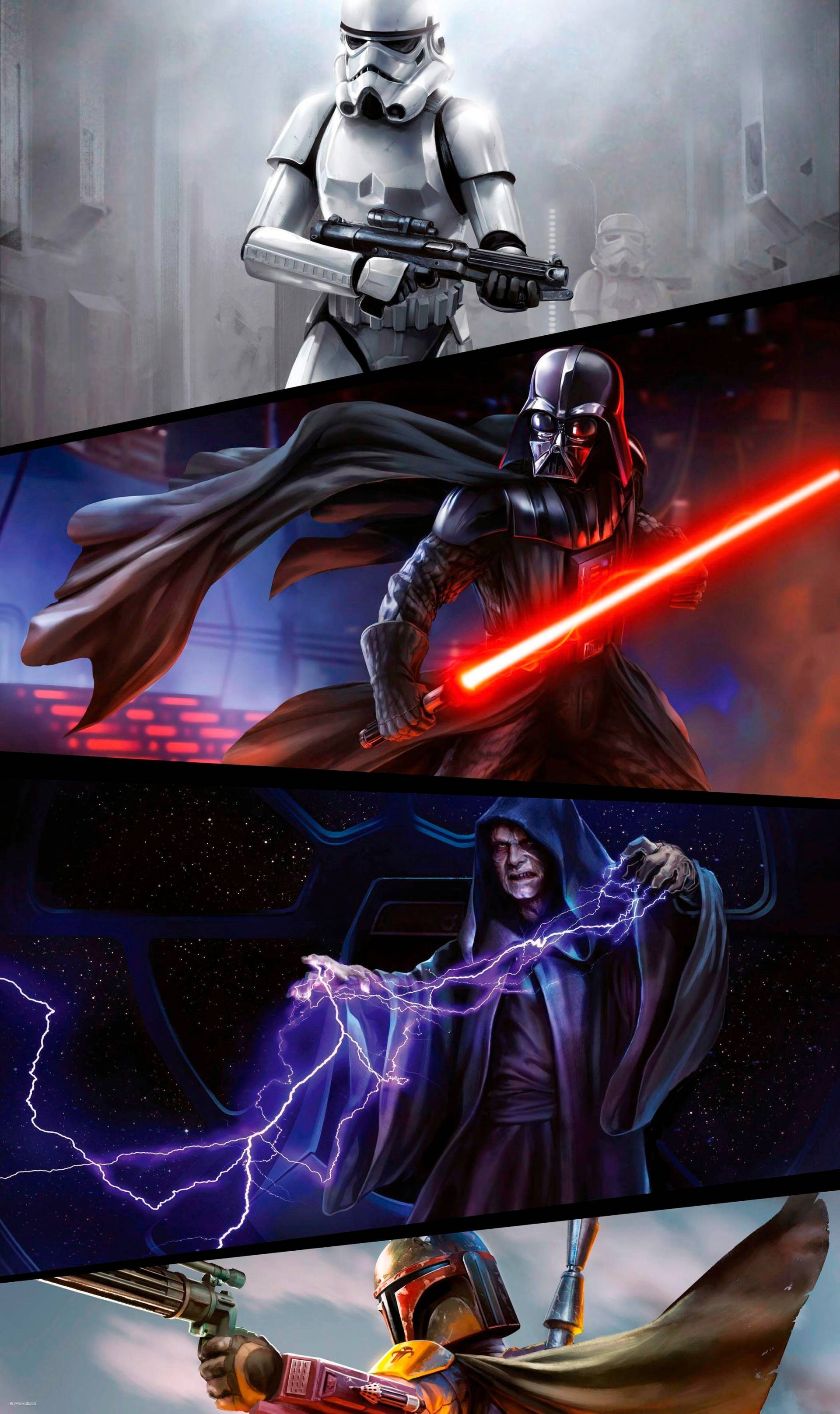 Komar Vliestapete »Star Wars Moments Imperials«, 120x200 cm (Breite x Höhe), Vliestapete, 100 cm Bahnbreite von Komar