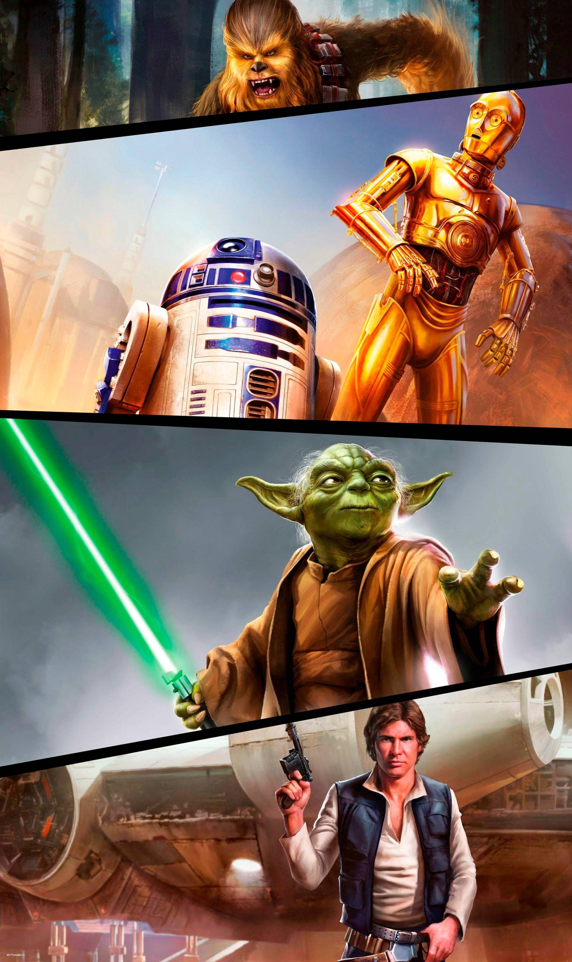 Komar Vliestapete »Digitaldruck Vlies - Star Wars Moments Rebels - Grösse 120 x 200 cm«, bedruckt, Kinderzimmer von Komar