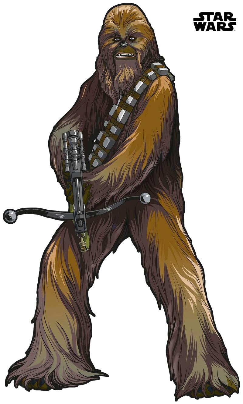 Komar Vliestapete »Star Wars XXL Chewbacca«, 127x200 cm (Breite x Höhe), selbstklebendes Vlies von Komar