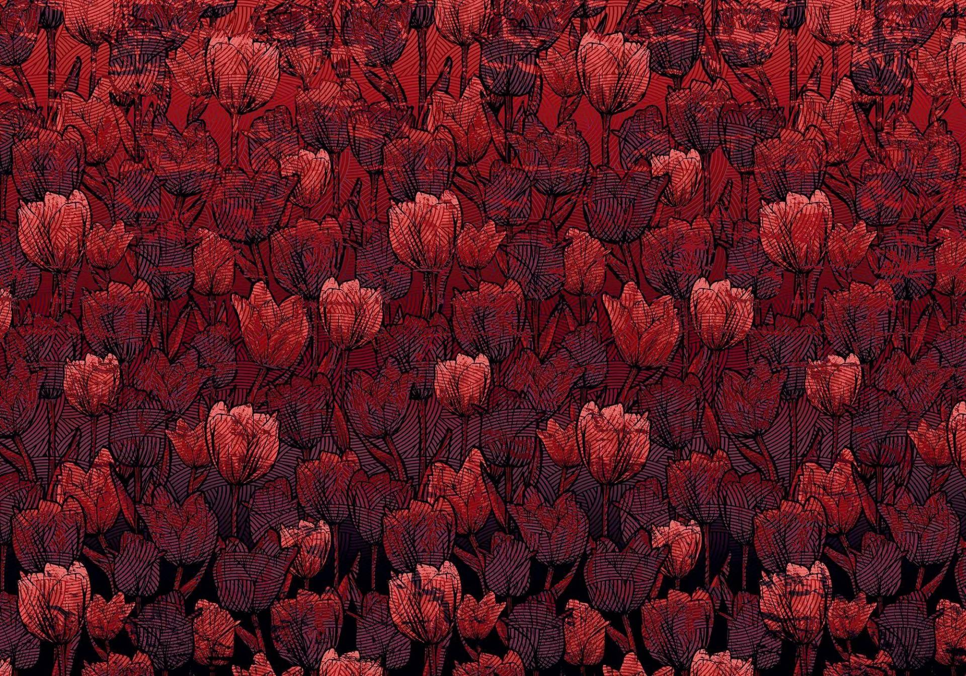 Komar Vliestapete »Digitaldruck Vlies - Tulipe - Grösse 400 x 280 cm«, bedruckt, Wohnzimmer, Schlafzimmer von Komar