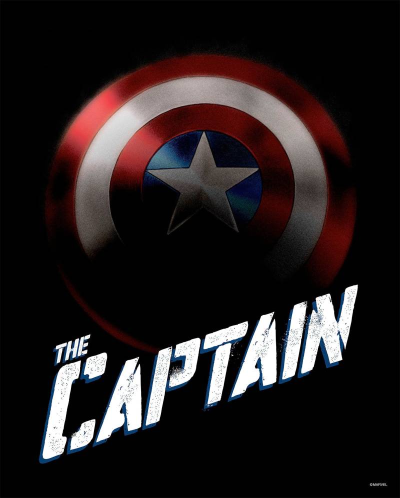 Komar Bild »Avengers The Captain«, Disney, (1 St.), Wandbild zur Dekoration im Kinderzimmer - ohne Rahmen von Komar