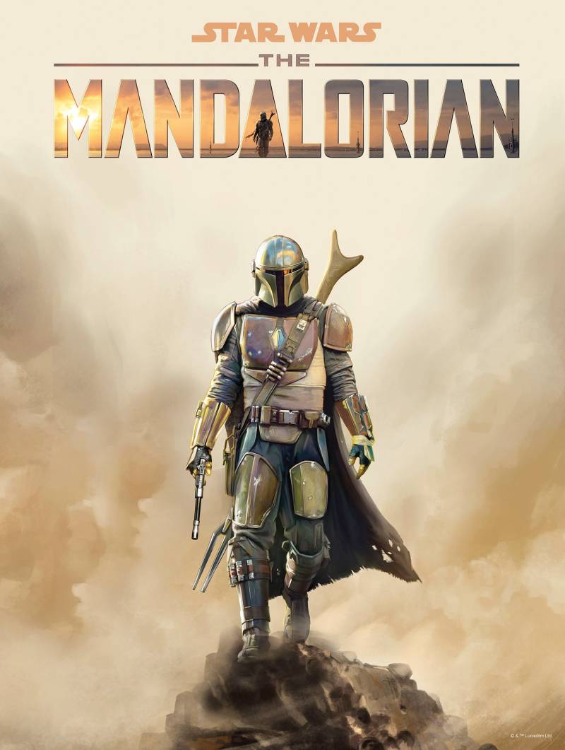 Komar Wandbild »Mandalorian Movie Poster«, Disney-Star Wars, (1 St.), Kinderzimmer, Schlafzimmer, Wohnzimmer von Komar