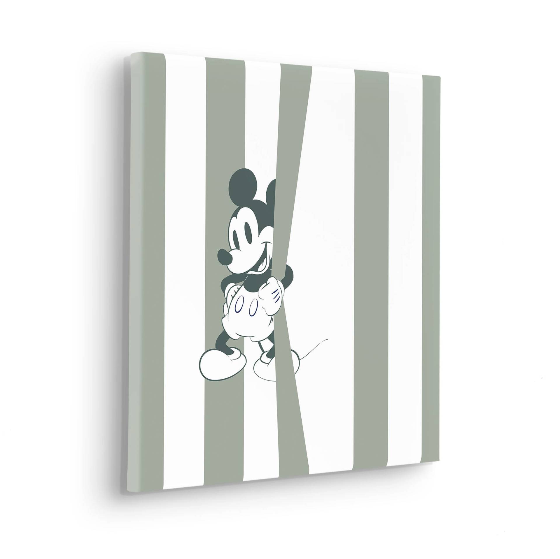 Komar Leinwandbild »Mickey Be Yourself - Grösse 40 x 40 cm«, Natur, (1 St.), Keilrahmenbild mi Echtholzrahmen von Komar