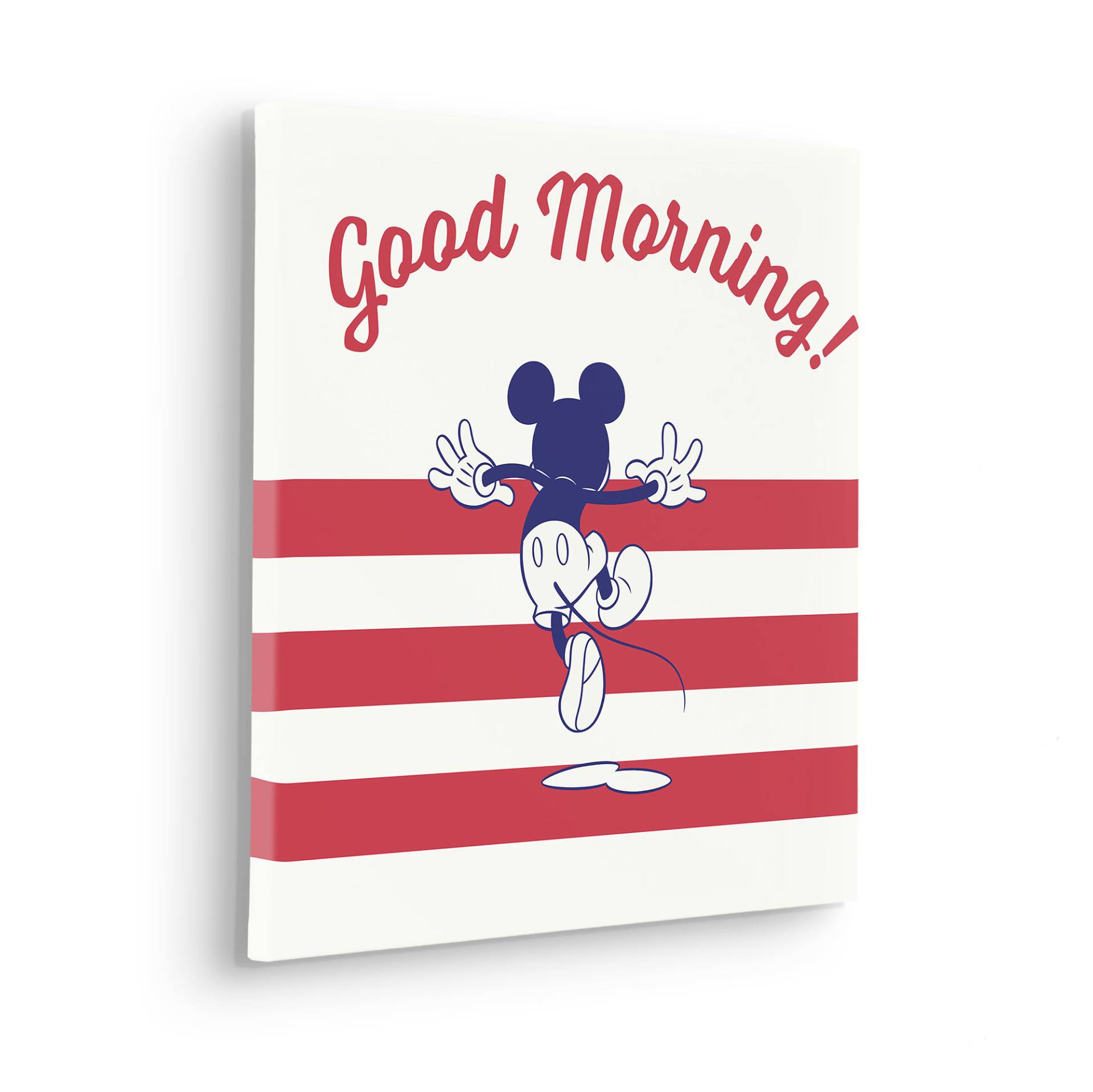 Komar Leinwandbild »Mickey Good Morning«, (1 St.), 40x40 cm (Breite x Höhe), Keilrahmenbild von Komar