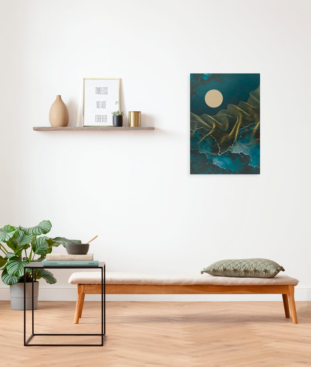 Komar Leinwandbild »Moon Waves«, (1 St.), 40x60 cm (Breite x Höhe), Keilrahmenbild von Komar