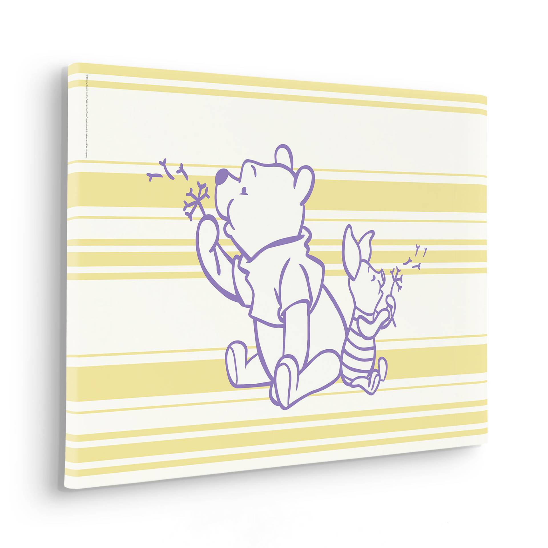 Komar Leinwandbild »Winnie the Pooh Dandelions - Grösse 40 x 60 cm«, Natur, (1 St.), Keilrahmenbild mi Echtholzrahmen von Komar