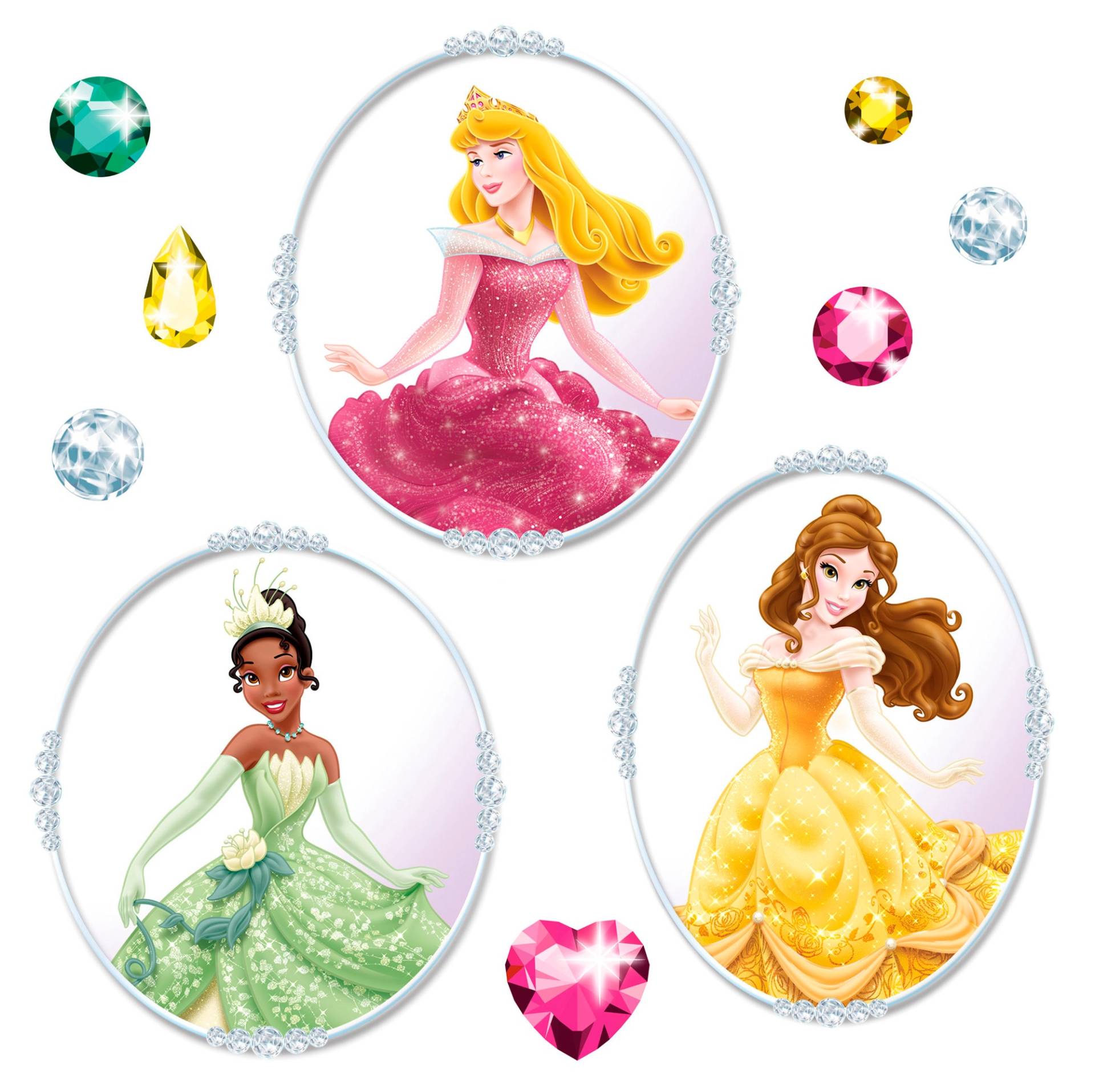 Komar Wandtattoo »Window Disney Princess - Grösse 31 x 31 cm«, (23 St.), selbsthaftend, Fensteraufkleber, Kinderzimmer von Komar