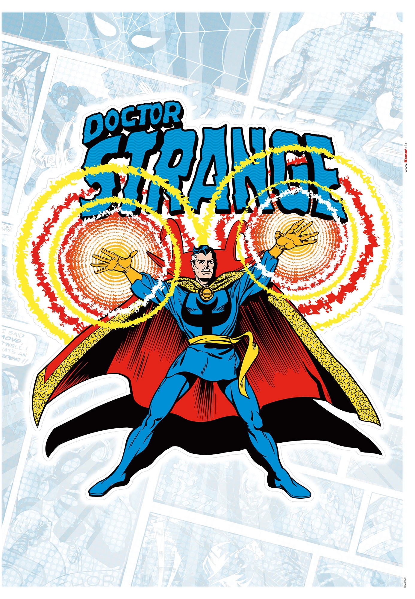 Komar Wandtattoo »Doctor Strange Comic Classic - Grösse 50 x 70 cm«, (1 St.), selbstklebend, Wandsticker, Kinderzimmer von Komar