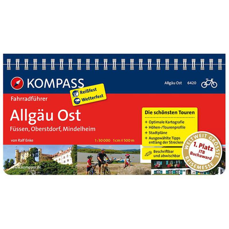 Kompass Verlag Allgäu Ost 6420 Fahrradführer von Kompass Verlag