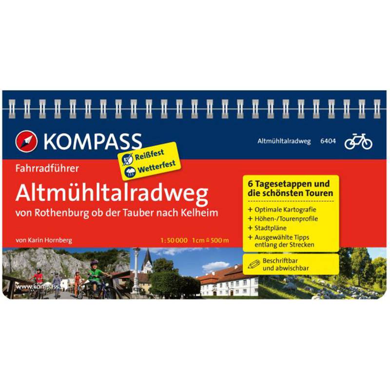 Kompass Verlag Altmühltal-Radweg 6404 Fahrradführer von Kompass Verlag