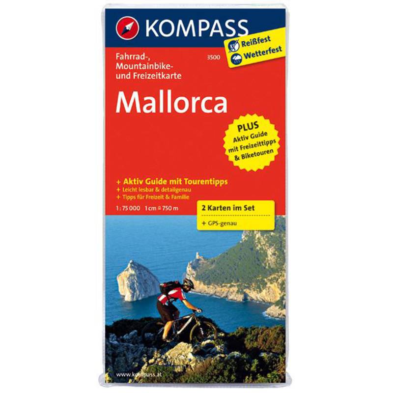 Kompass Verlag Mallorca 3500 Fahrradkarten-Set von Kompass Verlag