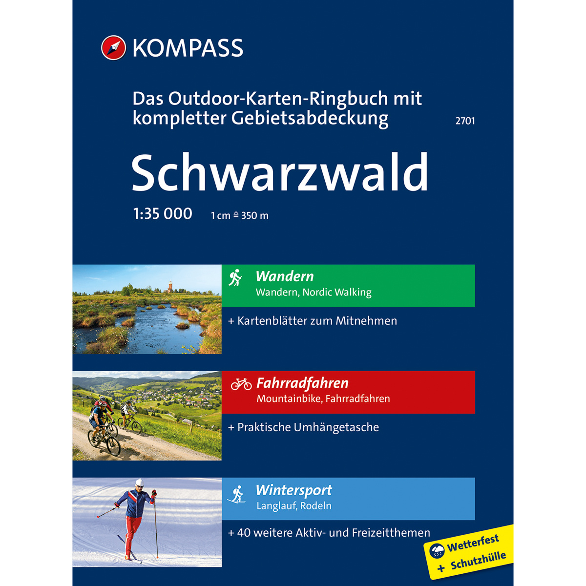 Kompass Verlag Schwarzwald Outdoor-Karten-Ringbuch von Kompass Verlag