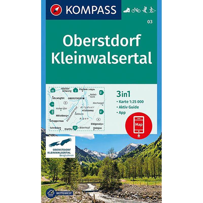 Kompass Verlag WK 03 Oberstdorf - Kleinwalsertal von Kompass Verlag