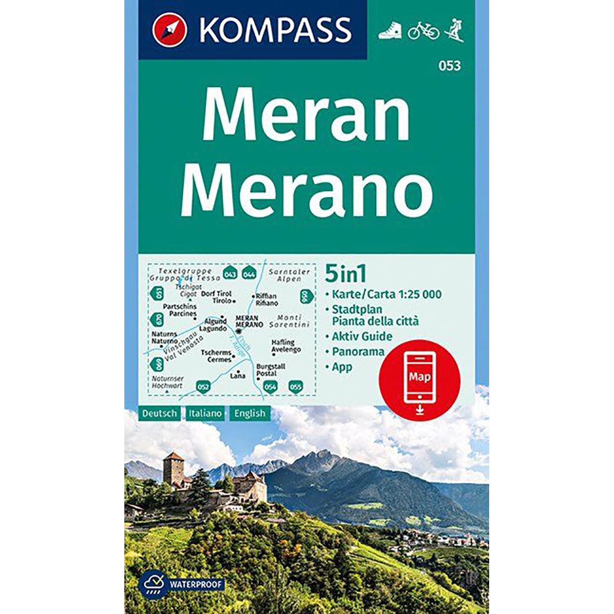 Kompass Verlag WK 053 Meran / Merano von Kompass Verlag