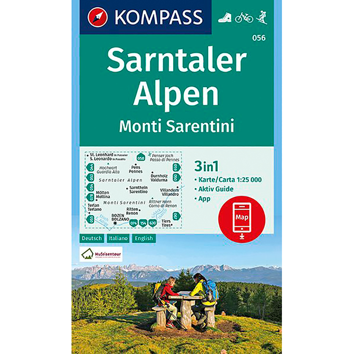 Kompass Verlag WK 056 Sarntal / Val Sarentino von Kompass Verlag