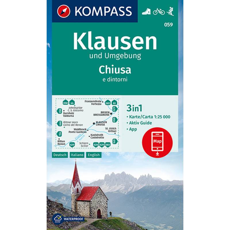 Kompass Verlag WK 059 Klausen und Umgebung von Kompass Verlag