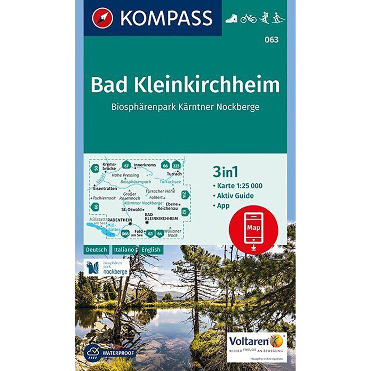 Kompass Verlag WK 063 Bad Kleinkirchheim - NP Nockberge von Kompass Verlag