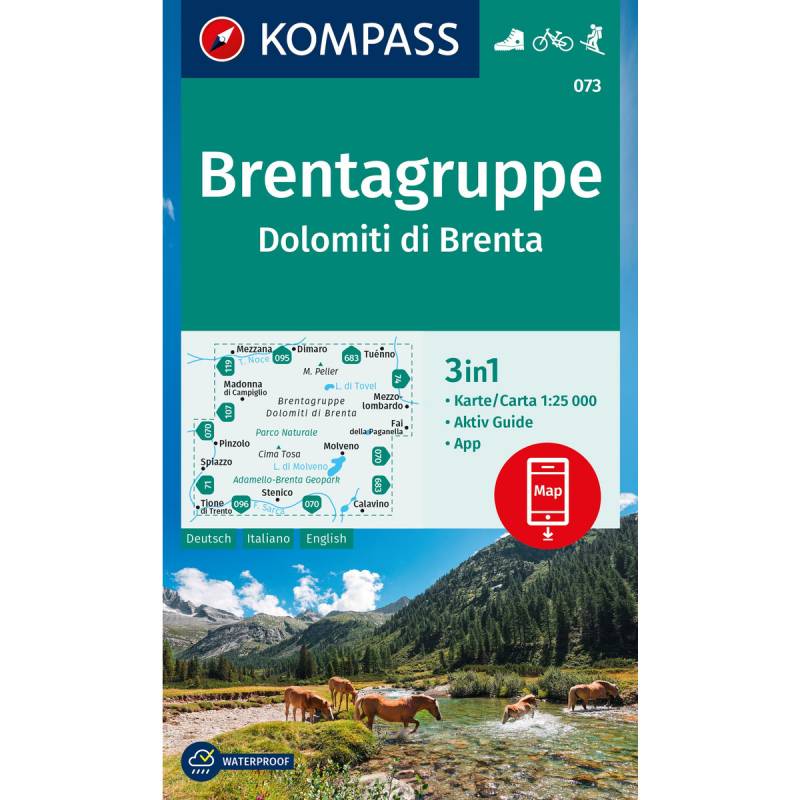 Kompass Verlag WK 073 Brentagruppe von Kompass Verlag