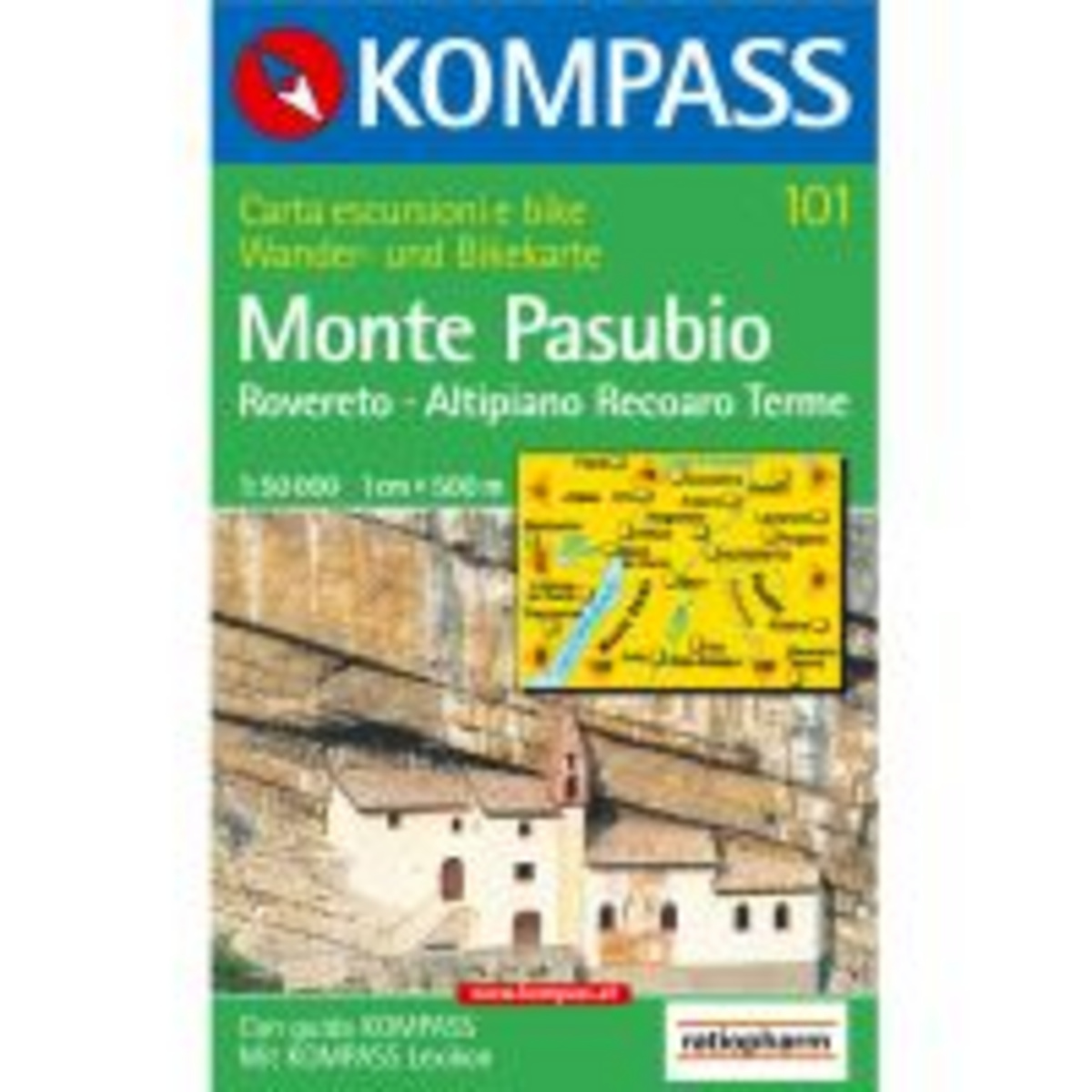 Kompass Verlag WK 101 Rovereto - Monte Pasubio von Kompass Verlag