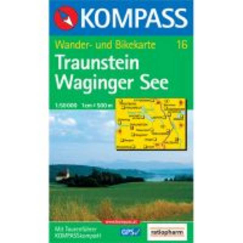 Kompass Verlag WK 16 Traunstein - Wagingersee von Kompass Verlag