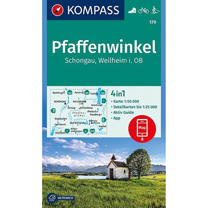 Kompass Verlag WK 179 Pfaffenwinkel von Kompass Verlag