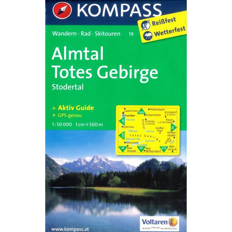 Kompass Verlag WK 19 Almtal - Steyrtal - Totes Gebirge von Kompass Verlag