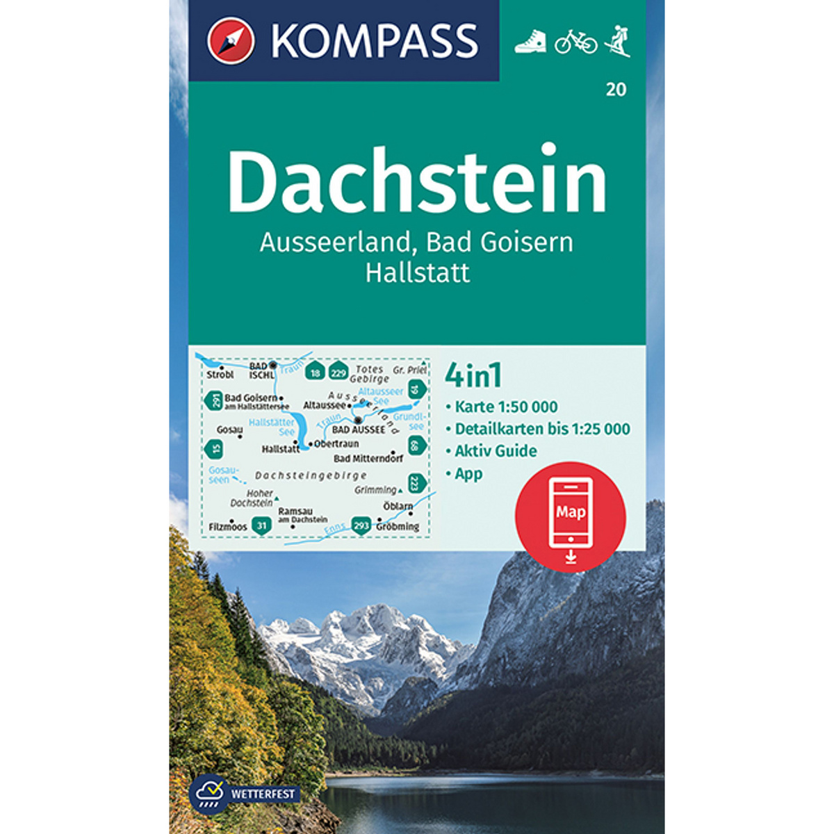 Kompass Verlag WK 20 Dachstein/Ausseerland von Kompass Verlag