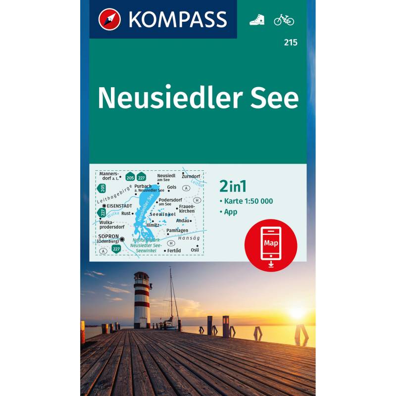 Kompass Verlag WK 215 Neusiedler See von Kompass Verlag