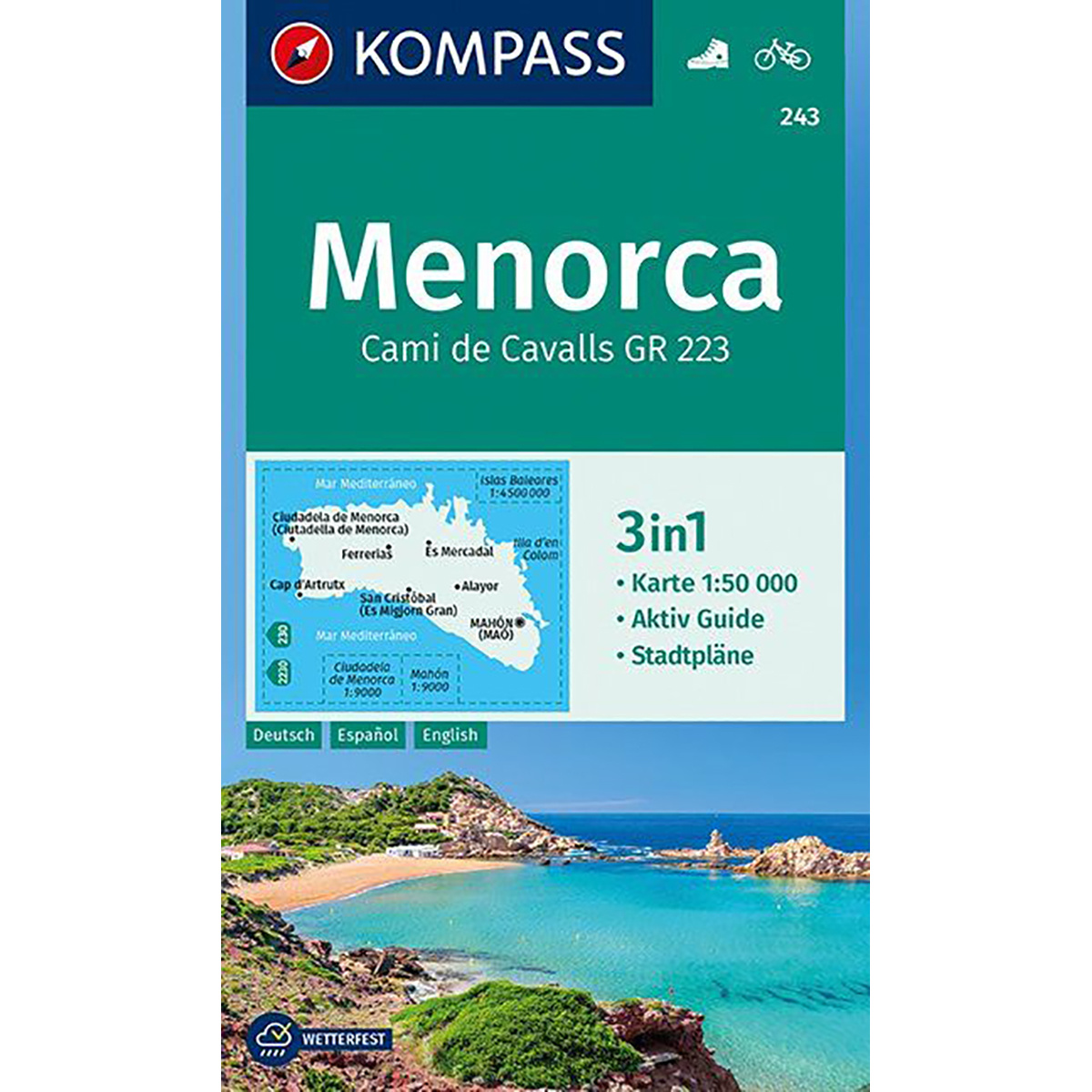 Kompass Verlag WK 243 Menorca von Kompass Verlag