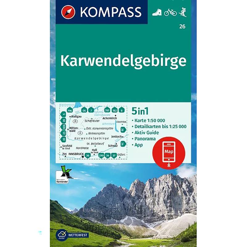 Kompass Verlag WK 26 Karwendelgebirge von Kompass Verlag