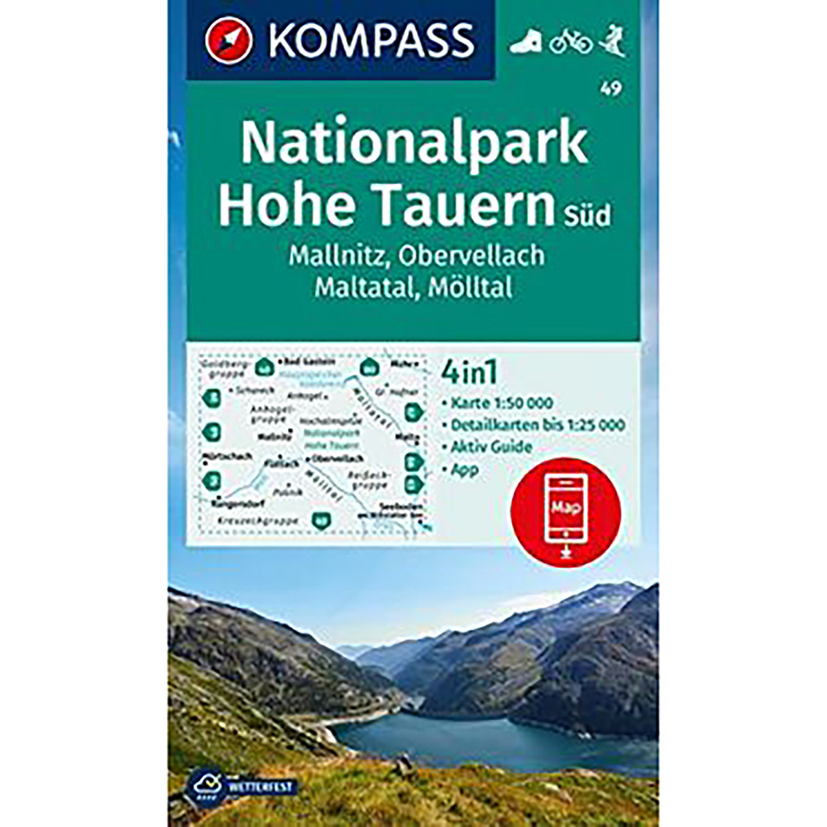 Kompass Verlag WK 49 Hohe Tauern-Süd von Kompass Verlag