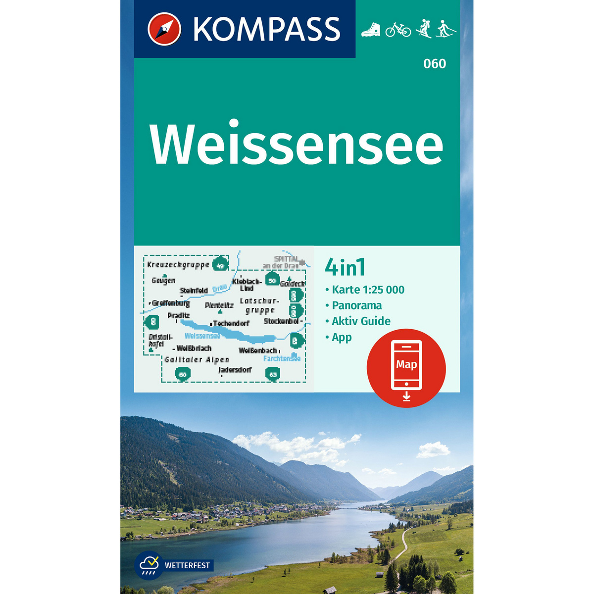 Kompass Verlag WK 60 Weissensee von Kompass Verlag