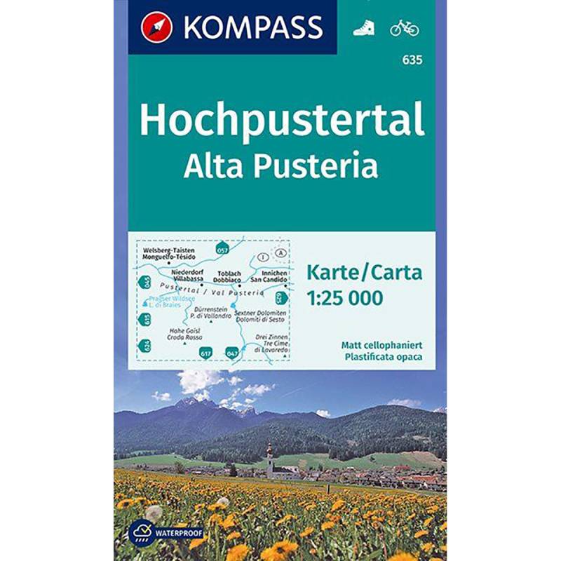 Kompass Verlag WK 635 Hochpustertal - Alta Pusteria von Kompass Verlag