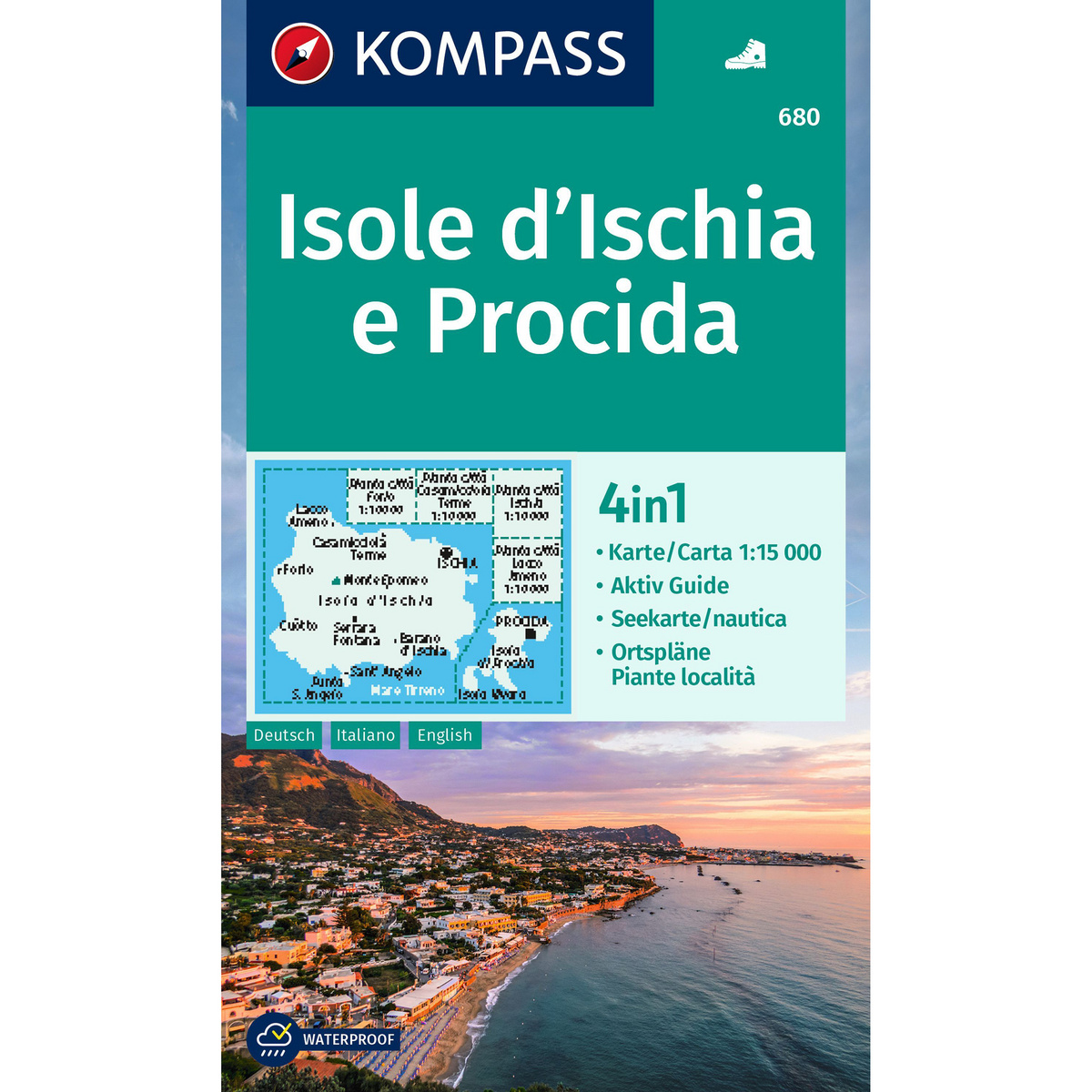 Kompass Verlag WK 680 Isole d´Ischia e Procida von Kompass Verlag