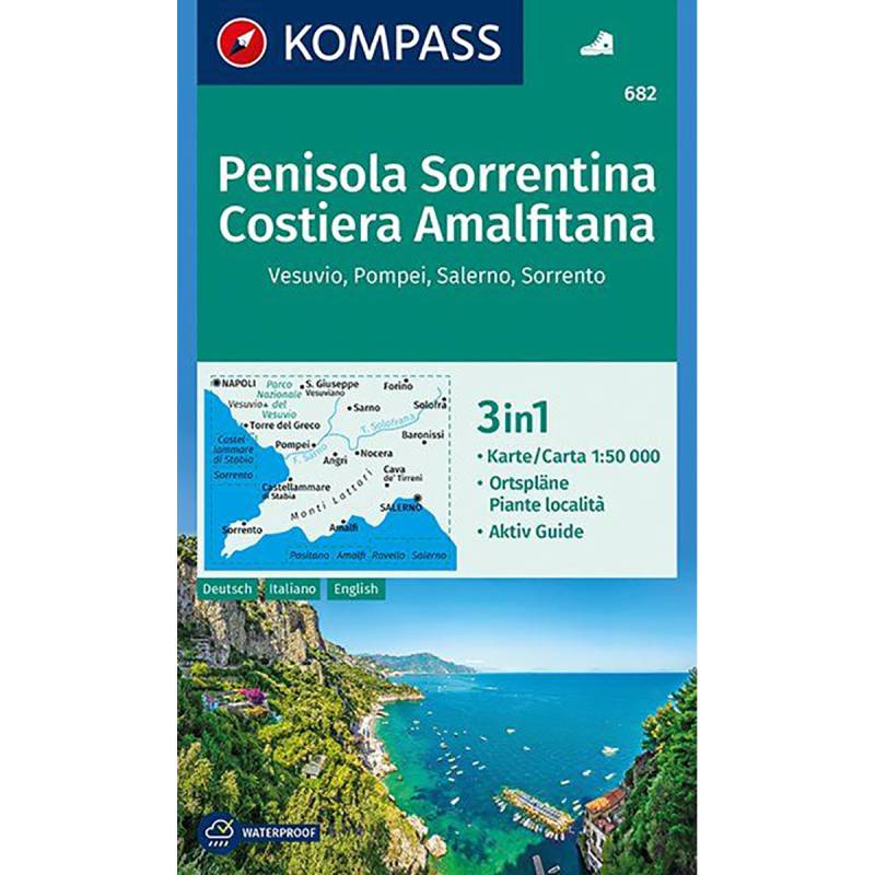 Kompass Verlag WK 682 Halbinsel Sorrent / Penisola von Kompass Verlag