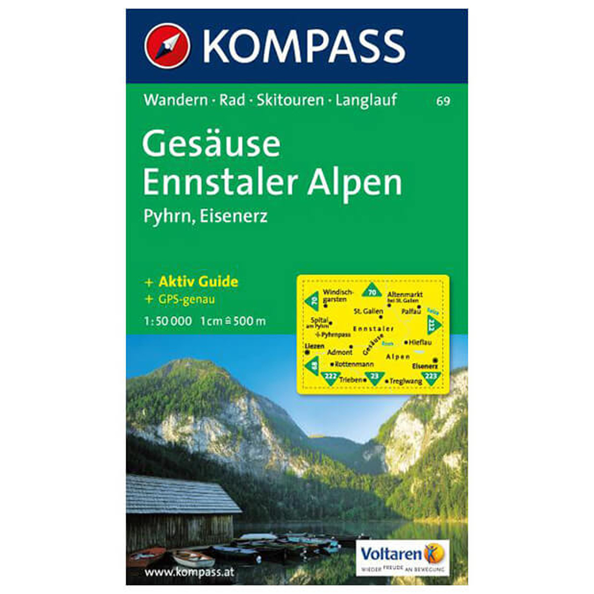 Kompass Verlag WK 69 Gesäuse - Pyhrn - Eisenerz von Kompass Verlag