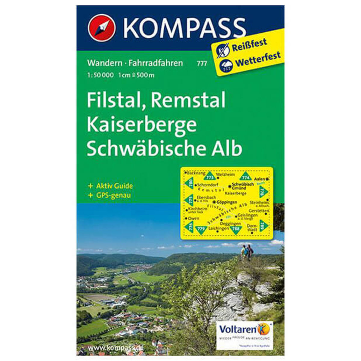 Kompass Verlag WK 777 Kaiserberge-Filstal-Schwäbische Alb von Kompass Verlag