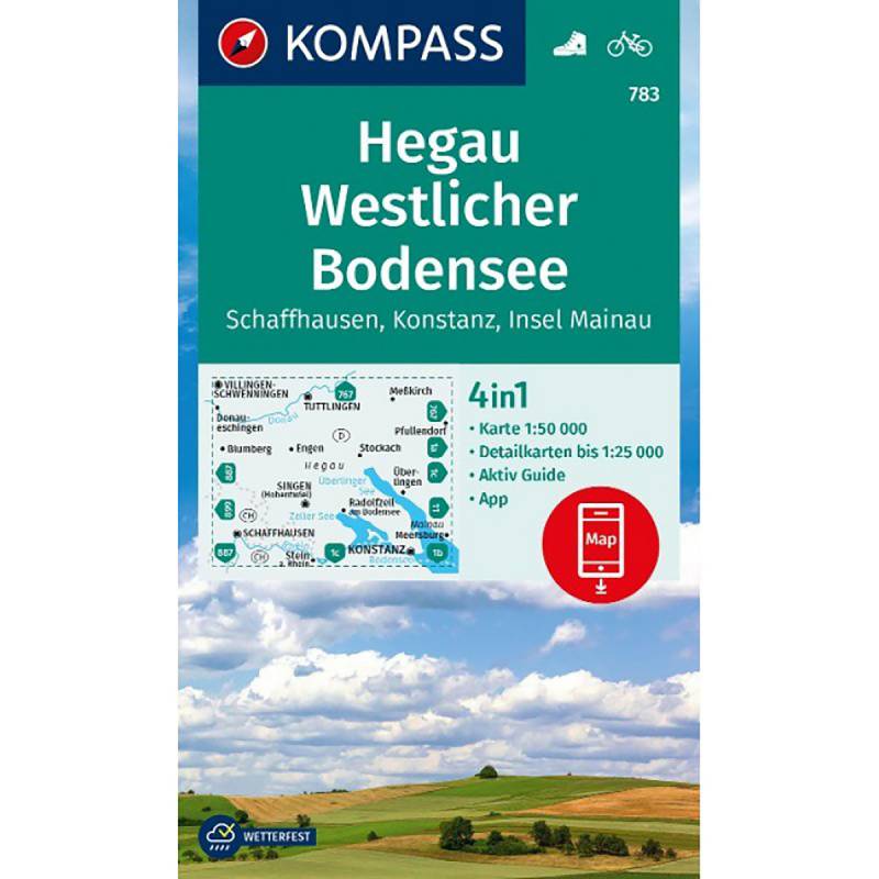 Kompass Verlag WK 783 Hegau - Westlicher Bodensee von Kompass Verlag