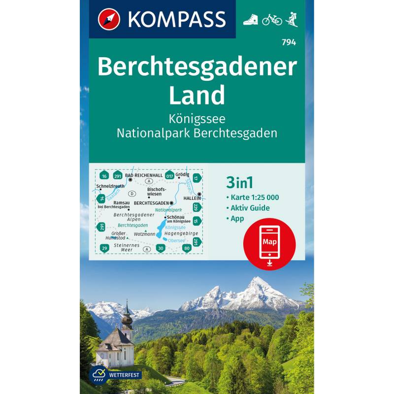 Kompass Verlag WK 794 Berchtesgadener Land - Königssee von Kompass Verlag