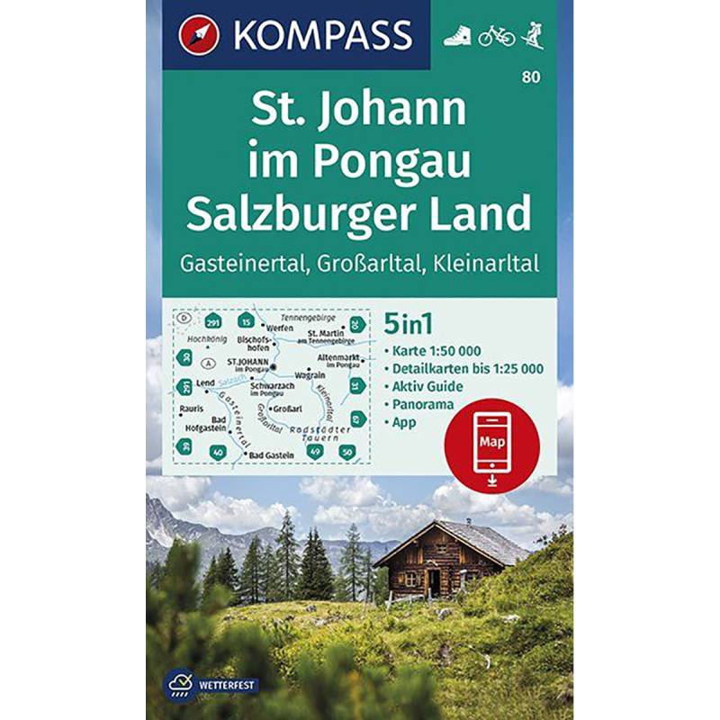 Kompass Verlag WK 80 St. Johann - Salzburger Land von Kompass Verlag