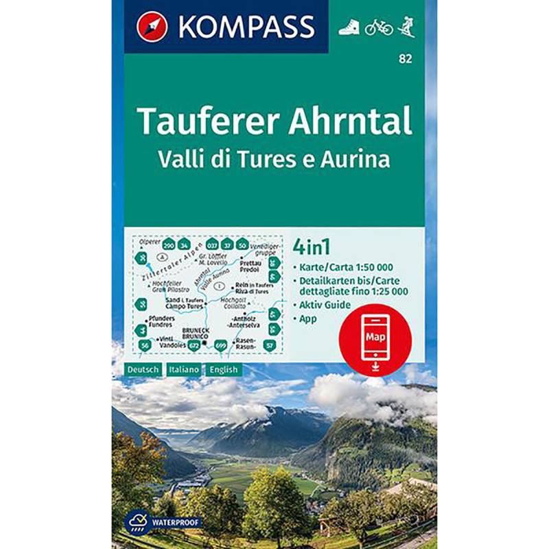 Kompass Verlag WK 82 Tauferer Ahrntal von Kompass Verlag