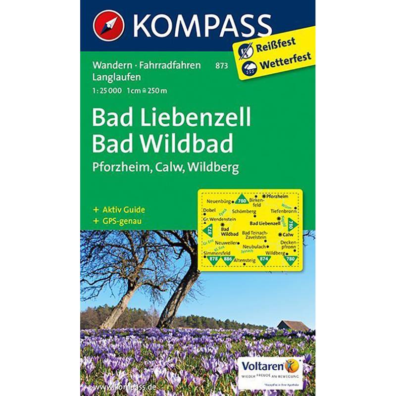 Kompass Verlag WK 873 Bad Liebenzell - Bad Wildbad von Kompass Verlag