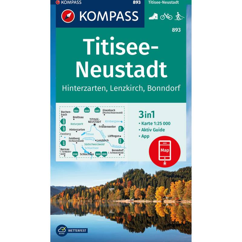 Kompass Verlag WK 893 Titisee - Neustadt von Kompass Verlag