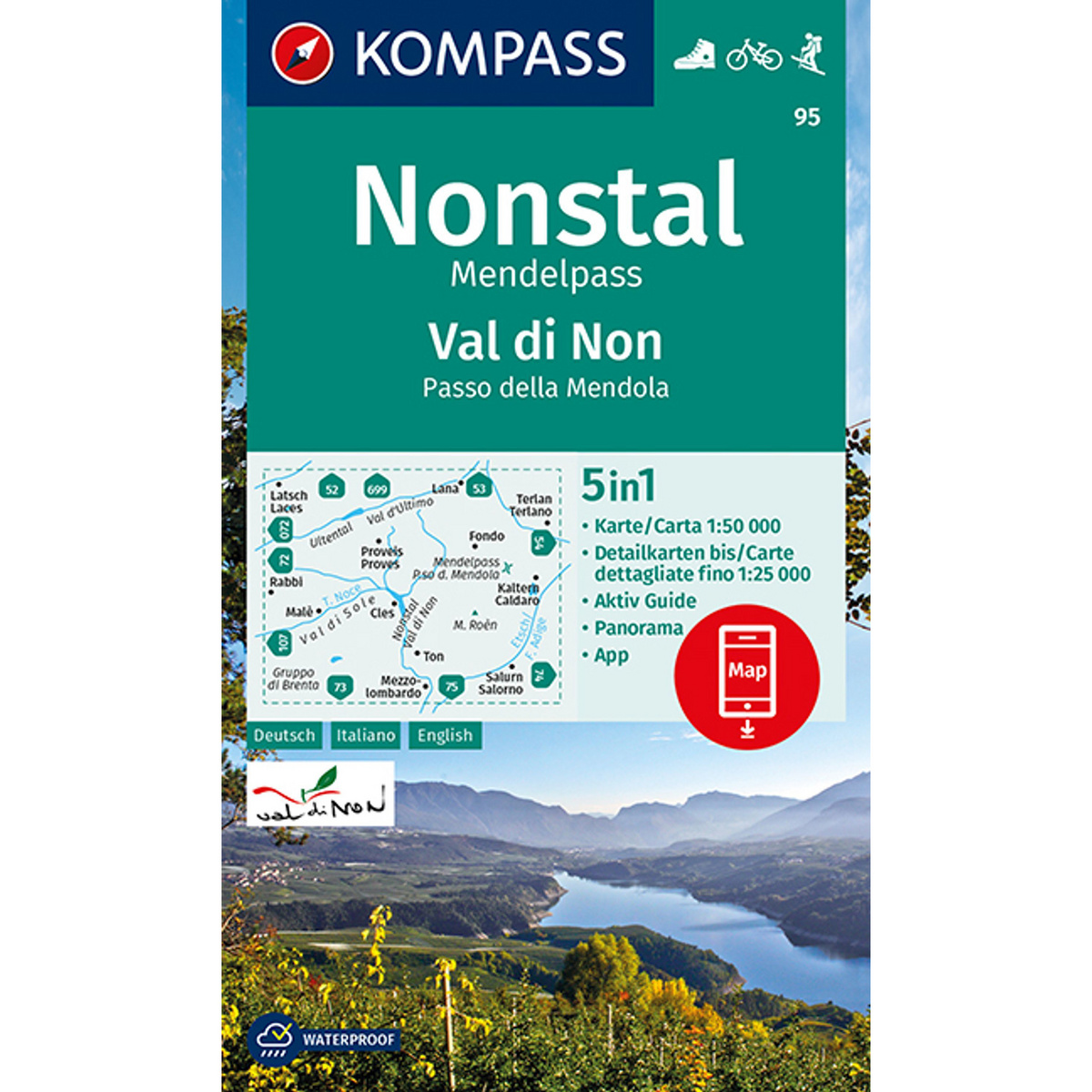 Kompass Verlag WK 95 Nonstal, Val die Non von Kompass Verlag