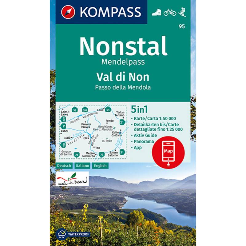 Kompass Verlag WK 95 Nonstal, Val die Non von Kompass Verlag